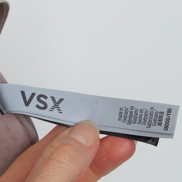 Victorias Secret Womens VSX Front Closure Sports Bra Size 38DDD Athletic Workout - Picture 3 of 5